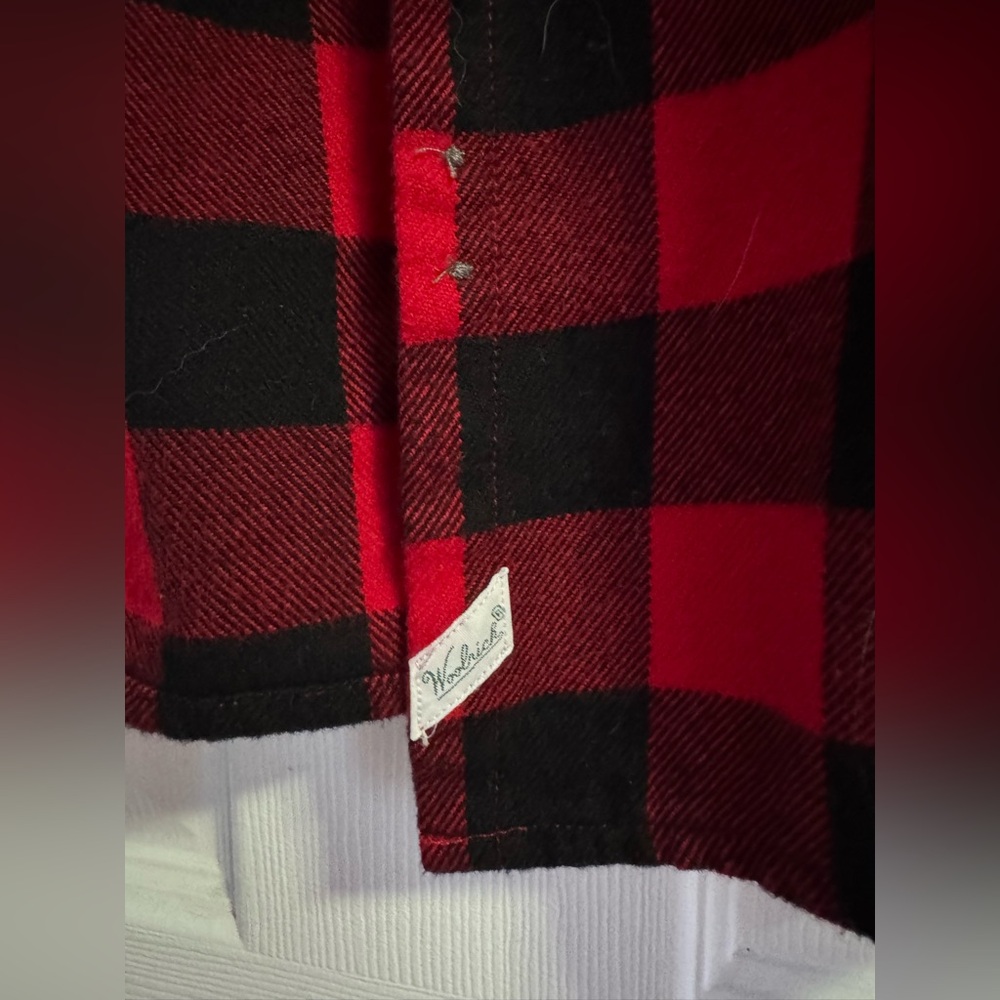 Woolrich Red and Black Plaid Shirt - Picture 4 of 5